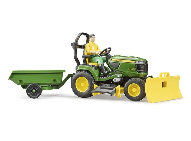 تراکتور John Deere به همراه تریلر برودر Bruder, image 