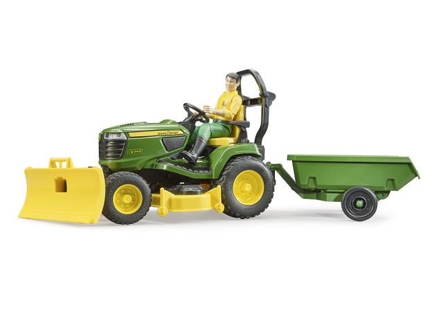 تراکتور John Deere به همراه تریلر برودر Bruder, image 2