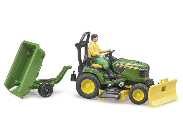 تراکتور John Deere به همراه تریلر برودر Bruder, image 3