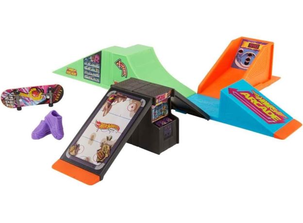 پیست اسکیت انگشتی Hot Wheels مدل Arcade Skatepark, تنوع: HGT91-Arcade, image 6