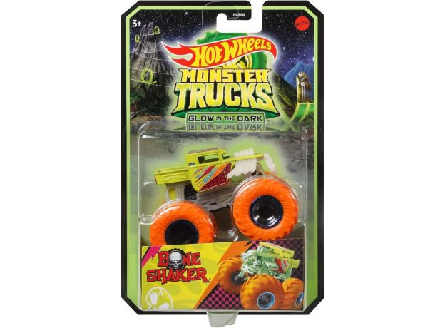 پک تکی ماشین Hot Wheels سری Monster Truck مدل Bone Shaker, تنوع: HCB50-Bone Shaker, image 3