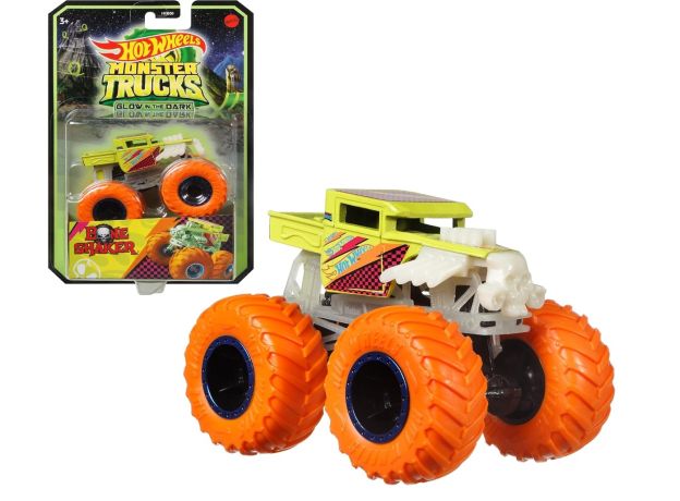 پک تکی ماشین Hot Wheels سری Monster Truck مدل Bone Shaker, تنوع: HCB50-Bone Shaker, image 