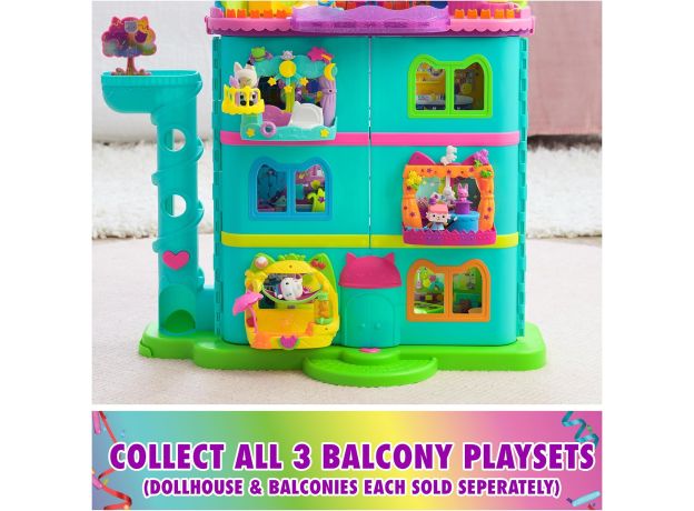 ست بازی بالکن خانه عروسکی گبی Gabby’s Dollhouse همراه با پندی پاز, تنوع: 6069729-Pandy Paws, image 10