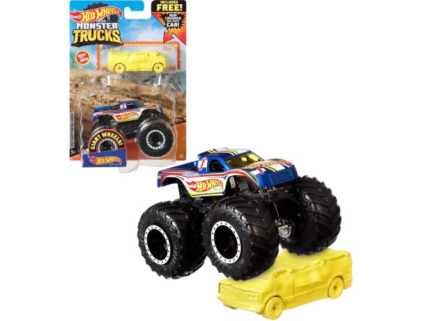 پک 2 تایی ماشین Hot Wheels سری Monster Truck مدل Racing, تنوع: GRH81-Racing, image 