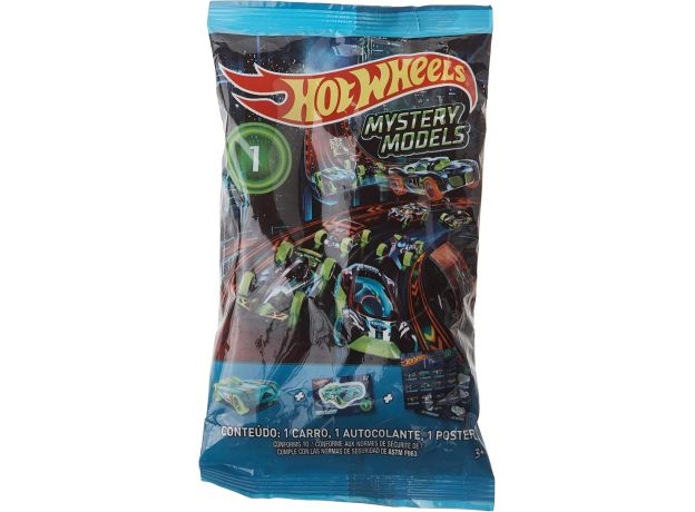 پک تکی شانسی ماشین Hot Wheels سری Mystery Models, image 