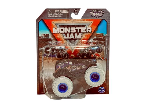 پک تکی ماشین Monster Jam با مقیاس 1:64 مدل Digger, تنوع: 6061233-Digger, image 