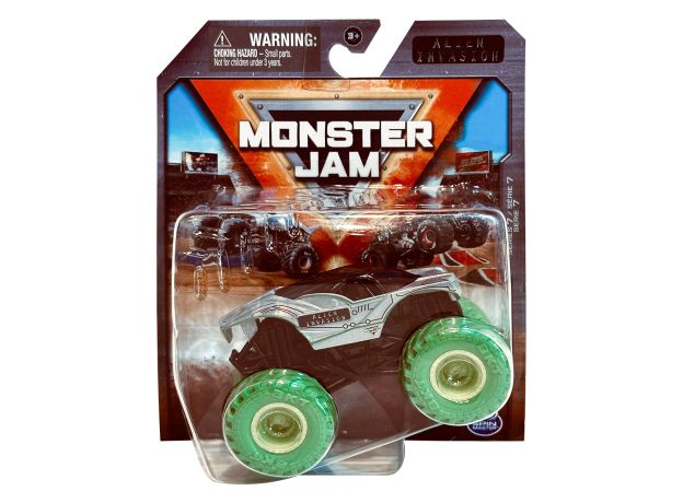 پک تکی ماشین Monster Jam با مقیاس 1:64 مدل Alien Invasion, تنوع: 6061233-Alien Invasion, image 