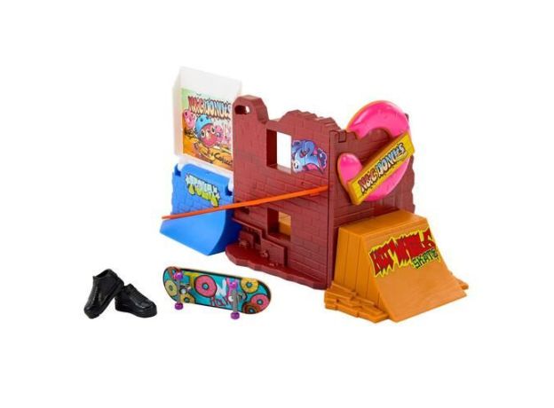 پیست اسکیت انگشتی Hot Wheels مدل Donut Skatepark, تنوع: HGT91-Donut, image 3