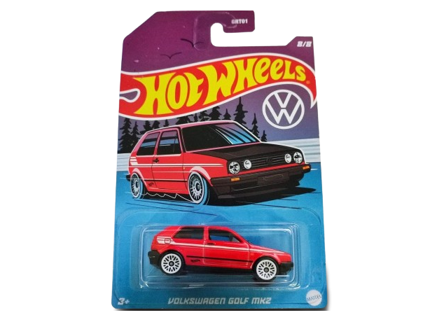 پک تکی ماشین Hot Wheels سری Volkswagen مدل Golf mk2, image 