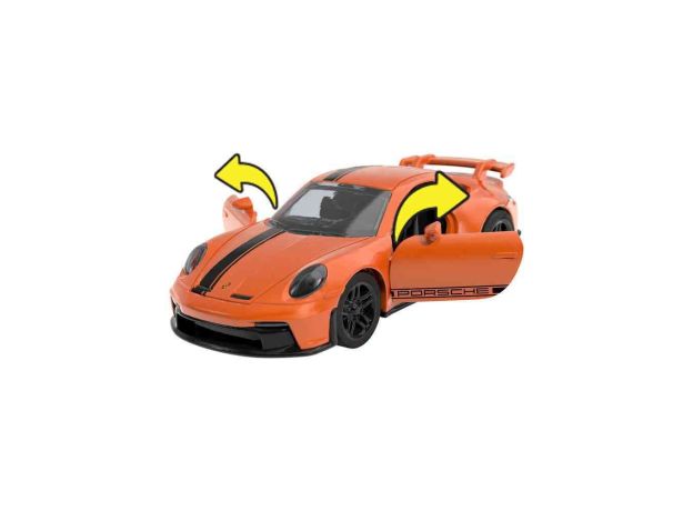 ماشین عقب کش Hot Wheels سری Pull-Back Speeders مدل Porsche 911 GT3, image 2