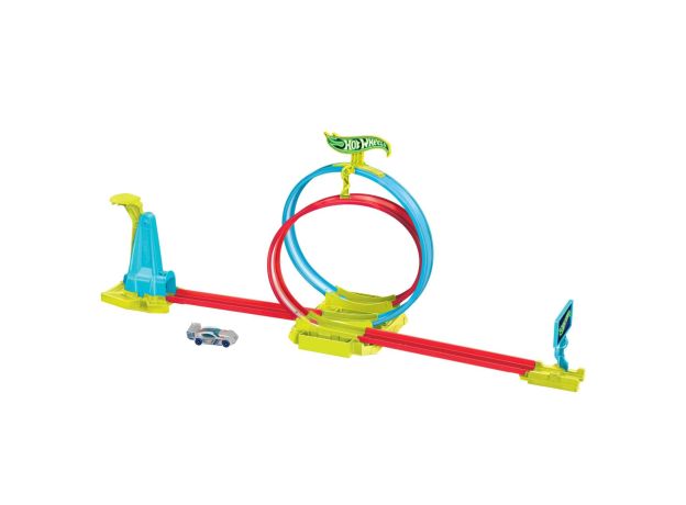 پیست ماشین های Hot Wheels سری Neon Speeders مدل Laser Stunt Slamway, image 4