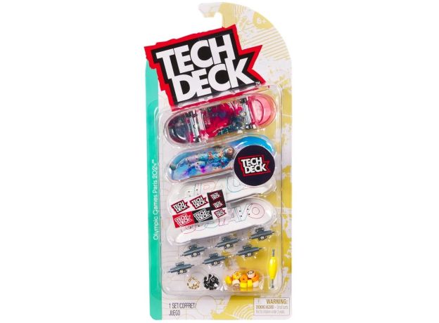 ست 4 تایی اسکیت انگشتی تک دک Tech Deck مدل Flipe سری Olympic Games Paris 2024, تنوع: 6028785-Flipe, image 