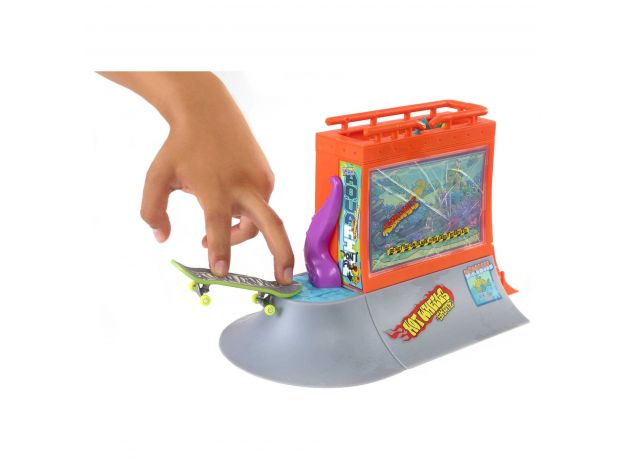 پیست اسکیت انگشتی Hot Wheels مدل Aquarium Skatepark, تنوع: HGT91-Aquarium, image 3