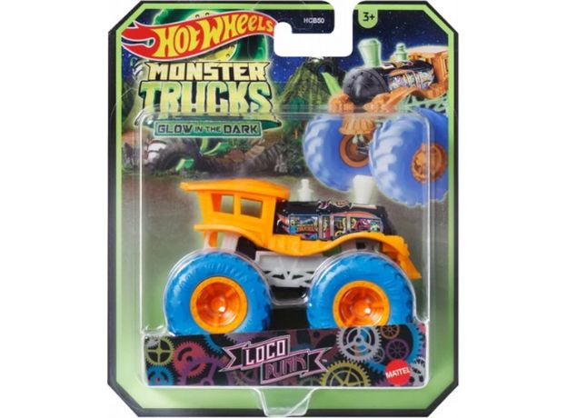 پک تکی ماشین Hot Wheels سری Monster Truck مدل Loco Punk, تنوع: HCB50-Loco Punk, image 