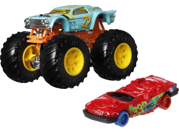 پک 2 تایی ماشین Hot Wheels سری Monster Truck مدل Night Shifter, تنوع: GRH81-Night Shifter, image 2