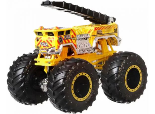 پک 2 تایی ماشین Hot Wheels سری Monster Truck مدل 5Alarm, تنوع: GRH81-5Alarm, image 2