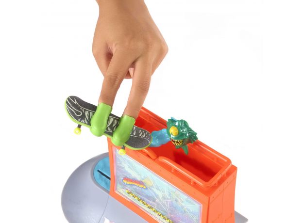 پیست اسکیت انگشتی Hot Wheels مدل Aquarium Skatepark, تنوع: HGT91-Aquarium, image 4