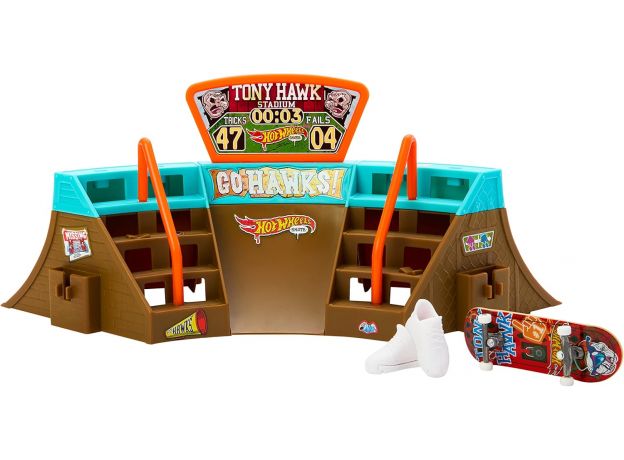 پیست اسکیت انگشتی Hot Wheels مدل Stadium Skatepark, تنوع: HGT91-Stadium, image 5