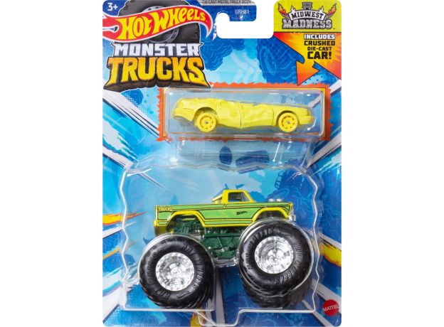 پک 2 تایی ماشین Hot Wheels سری Monster Truck مدل Midwest Madness, تنوع: GRH81-Midwest Madness, image 4