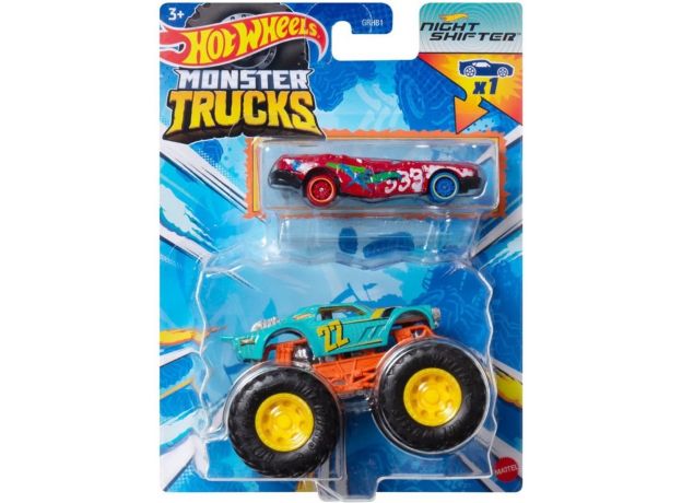 پک 2 تایی ماشین Hot Wheels سری Monster Truck مدل Night Shifter, تنوع: GRH81-Night Shifter, image 4