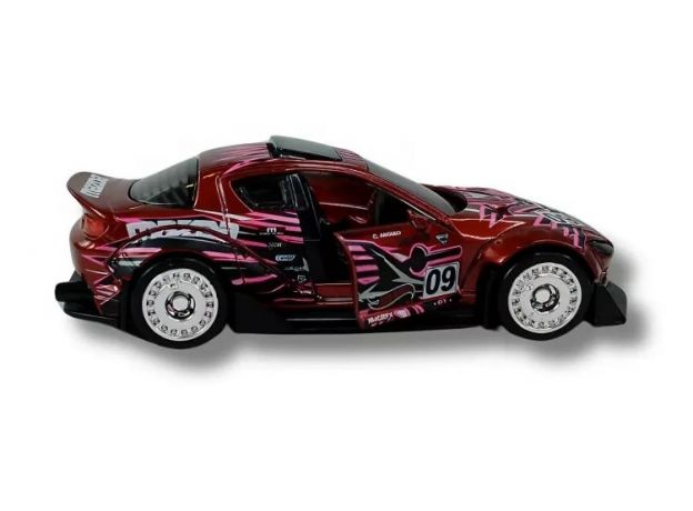 پک 2 تایی ماشین‌ های Hot Wheels سری Pull-Back Speeders مدل  Mod Speederو 2004 Mazda, تنوع: HPR91-Mazda, image 4