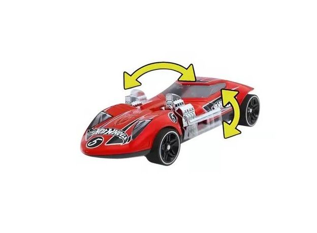 پک 2 تایی ماشین‌ های Hot Wheels سری Pull-Back Speeders مدل Mighty K و Twin Mill, تنوع: HPR91-Mighty K, image 3