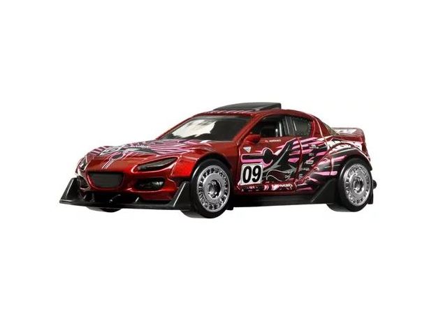 پک 2 تایی ماشین‌ های Hot Wheels سری Pull-Back Speeders مدل  Mod Speederو 2004 Mazda, تنوع: HPR91-Mazda, image 7