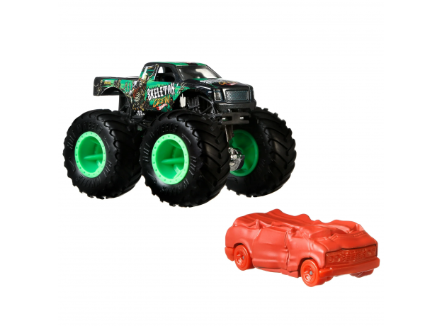 پک 2 تایی ماشین Hot Wheels سری Monster Truck مدل Skeleton Crew, تنوع: GRH81-Skeleton Crew, image 2