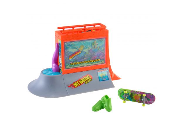 پیست اسکیت انگشتی Hot Wheels مدل Aquarium Skatepark, تنوع: HGT91-Aquarium, image 6