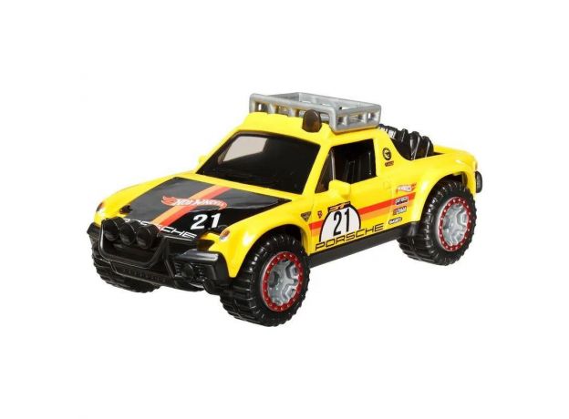 ماشین عقب کش Hot Wheels سری Pull-Back Speeders مدل Porsche 914 Safari, تنوع: HPT04-Porsche 914 Safari, image 3