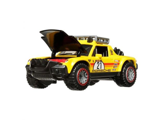 ماشین عقب کش Hot Wheels سری Pull-Back Speeders مدل Porsche 914 Safari, تنوع: HPT04-Porsche 914 Safari, image 7