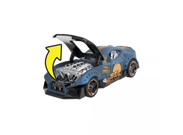 ماشین عقب کش Hot Wheels سری Pull-Back Speeders مدل Muscle and Blown, تنوع: HPT04-Muscle and Blown, image 3