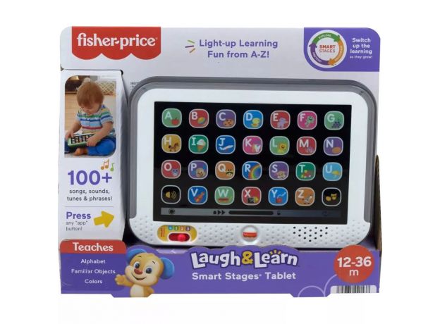 تبلت آموزشی و موزیکال Fisher Price مدل طوسی, image 