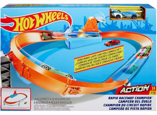 پیست مسابقه ماشین های Hot Wheels مدل Rapid Raceway Champion, image 5