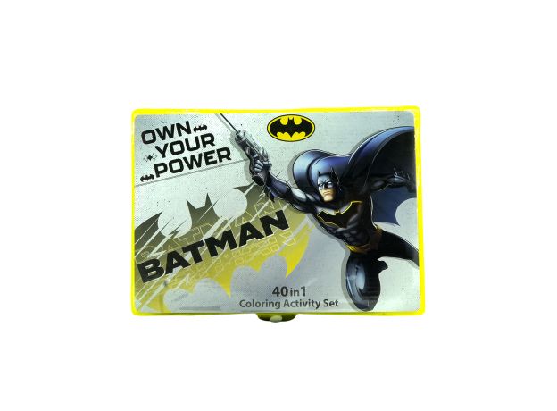 ست 45 در 1 کوله پشتی چرخدار 40 سانتی بتمن Batman, image 8