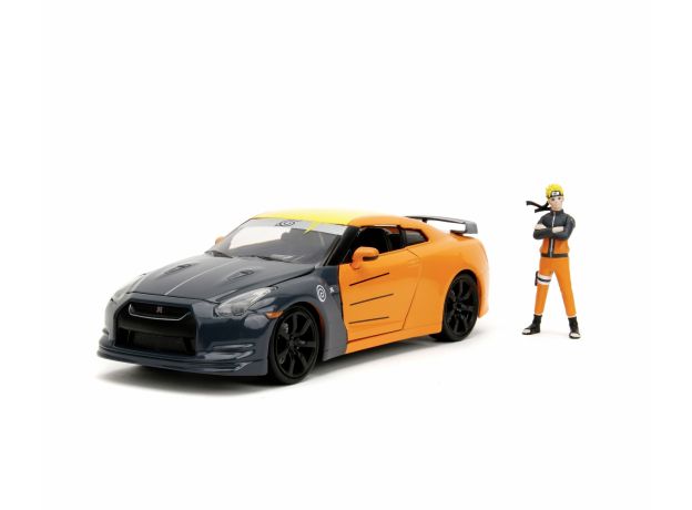 ماشین فلزی نیسان GT-R (R35) 2009 به همراه فیگور ناروتو با مقیاس 1:24, تنوع: Naruto-253255054, image 2