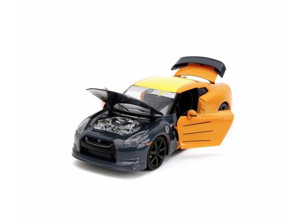 ماشین فلزی نیسان GT-R (R35) 2009 به همراه فیگور ناروتو با مقیاس 1:24, تنوع: Naruto-253255054, image 3