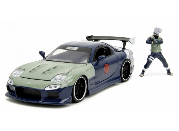 ماشین فلزی مزدا RX-7 1993 به همراه فیگور کاکاشی هاتاکه با مقیاس 1:24, تنوع: Kakashi Hatake-253255055, image 10