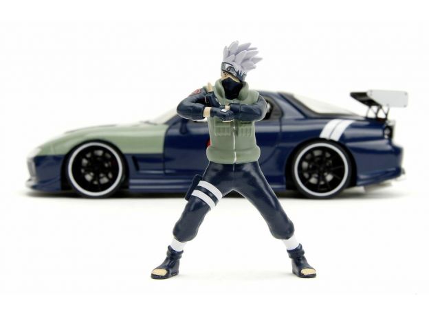 ماشین فلزی مزدا RX-7 1993 به همراه فیگور کاکاشی هاتاکه با مقیاس 1:24, تنوع: Kakashi Hatake-253255055, image 2