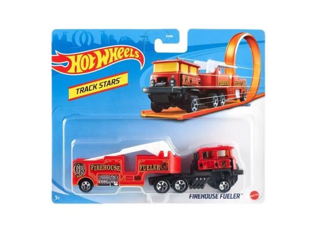 کامیون مسابقه ای Hot Wheels مدل Firehouse Fueler, تنوع: BFM60-979J-Firehouse Fueler red, image 3