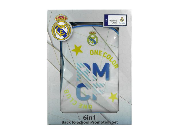 ست 6 در 1 کوله پشتی چرخدار 40 سانتی Real Madrid, image 15