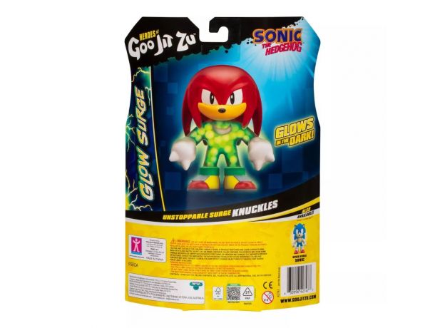 عروسک فشاری گو جیت زو Goo Jit Zu سری Heroes مدل ناکلز, تنوع: 42747-Knuckles, image 7