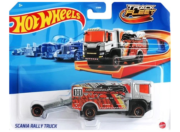 کامیون مسابقه ای Hot Wheels مدل Scania Rally Truck طوسی, تنوع: BFM60-979J-Scania Rally Truck - Gray, image 2