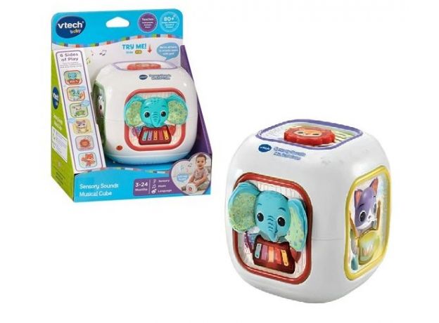 مکعب موزیکال Vtech مدل Sensory Sounds, image 