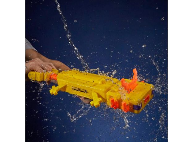 تفنگ آبپاش نرف Nerf مدل Super Soaker Minecraft Axolotl, image 4