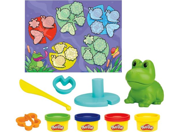 ست خمیربازی قورباغه Play Doh, image 2