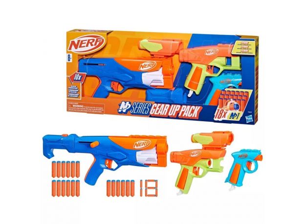 پک 3 تایی تفنگ های نرف Nerf مدل N Series Gear Up Pack, image 