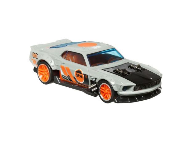 ماشین عقب کش Hot Wheels سری Pull-Back Speedersمدل 1969 Ford Mustang, تنوع: HPT04-1969 Ford Mustang, image 2