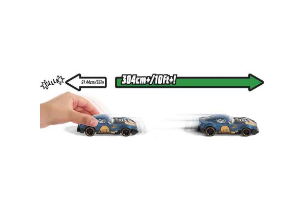 ماشین عقب کش Hot Wheels سری Pull-Back Speeders مدل Muscle and Blown, تنوع: HPT04-Muscle and Blown, image 6