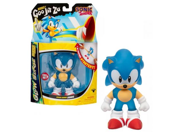 عروسک فشاری گو جیت زو Goo Jit Zu سری Heroes مدل سونیک, تنوع: sonic-42745, image 